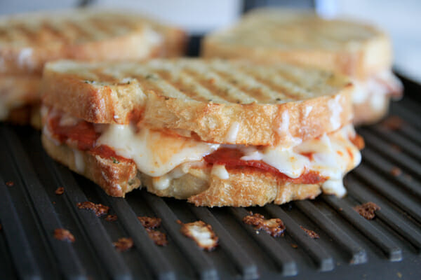 Grilled Pizza Sammy from Our Best Bites