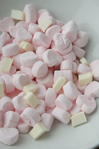 Heart Mallows and Butter