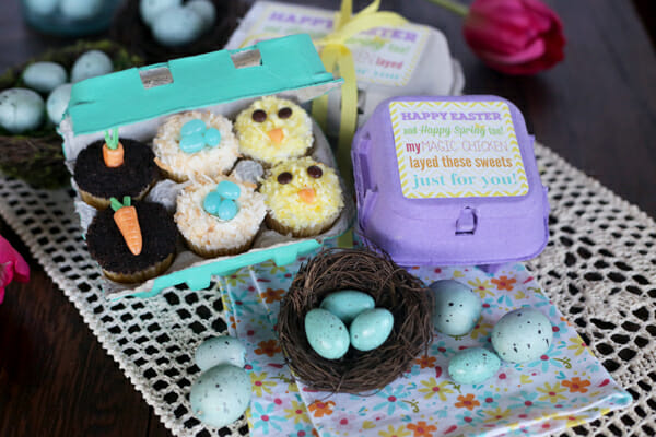Printable Label for Egg Carton Cupcakes