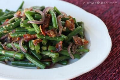 caramelized green beans cr