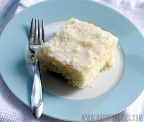 lemon buttermilk sheet cake