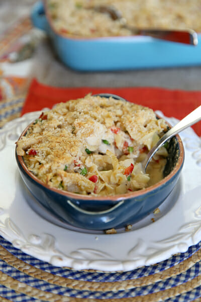 Creamy Chicken Noodle Casserole - Our Best Bites