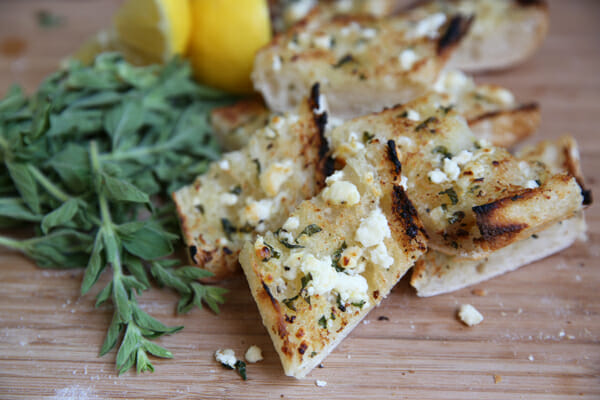 Herbed Feta Garlic Bread from Our Best Bites