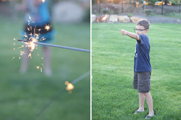 Lighting Sparklers