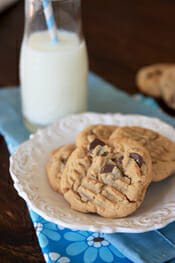 Peanut Butter Chocolate Chip Cookies