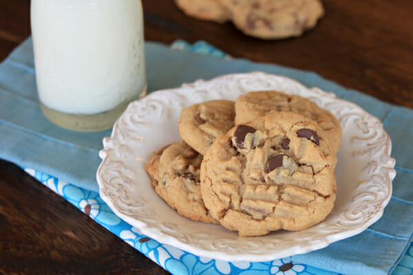 Peanut Butter Chocolate Chunk Cookies from Our Best Bites