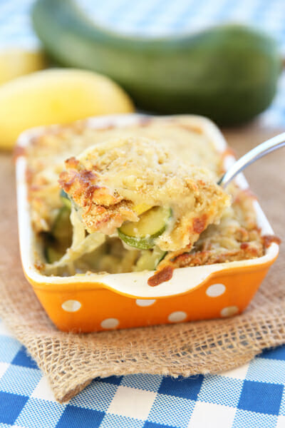 Zucchini and Squash Gratin from Our Best Bites