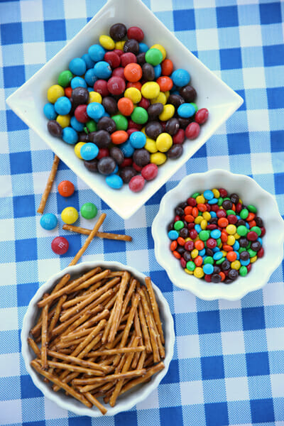 Salted Peanut Butter Pretzel M&M'S Cookies - Our Best Bites