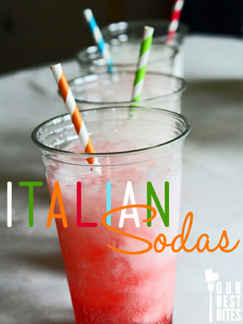 Italian soda tutorial from Our Best Bites