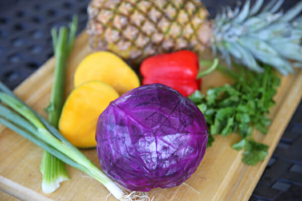 Mango Slaw Ingredients