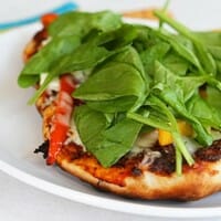 Grilled Greek Pizza from Our Best Bites