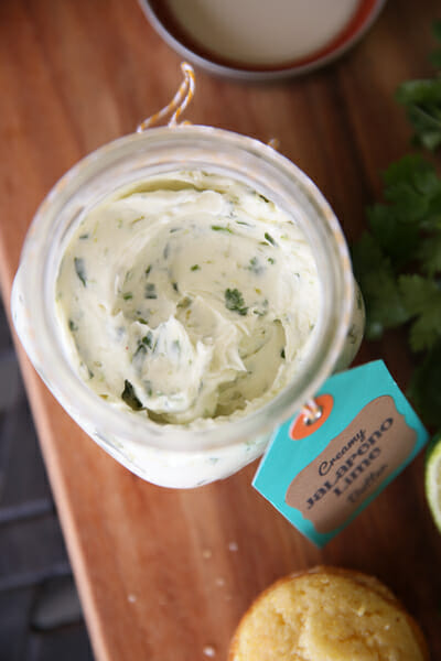 Jalapeno Lime Butter in Jar from Our Best Bites