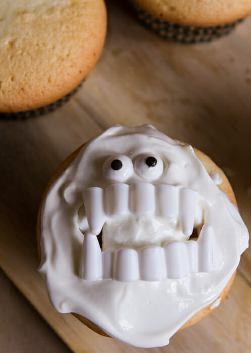 yeti cupcakes from Our Best Bites