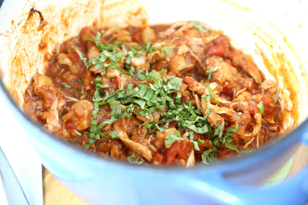 Basil in Italian Chicken