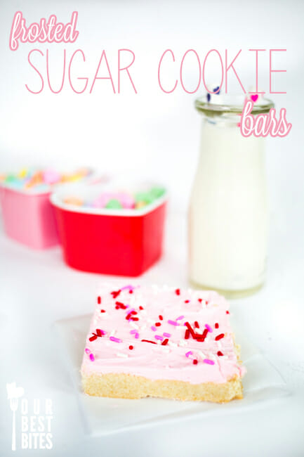 Super Easy Sugar Cookie Bars from Our Best Bites