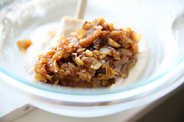 Caramelized Onions in dip