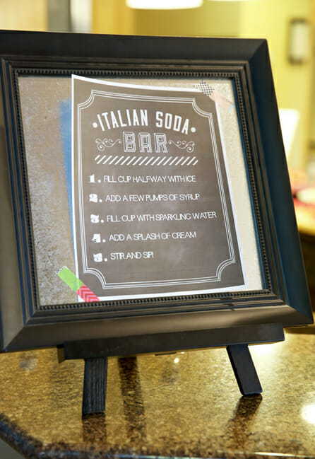 Italian Soda Bar Printables