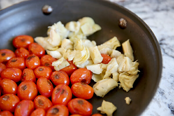 artichoke and tomato