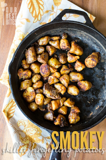 Smokey Fingerling Skillet Potatoes from Our Best Bites
