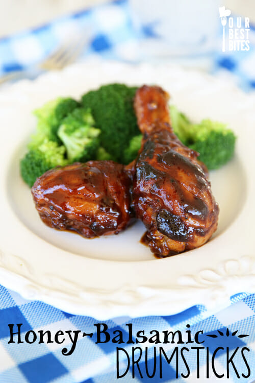 Honey Balsamic Drumsticks - Our Best Bites