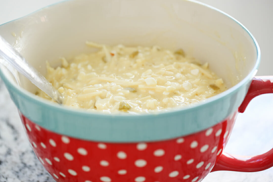 cheese egg casserole batter