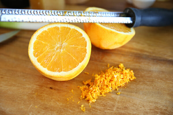 Our Best Bites grated orange zest