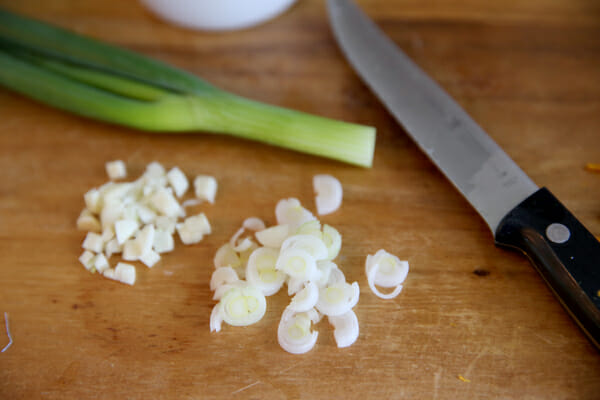 our best bites sliced green onions