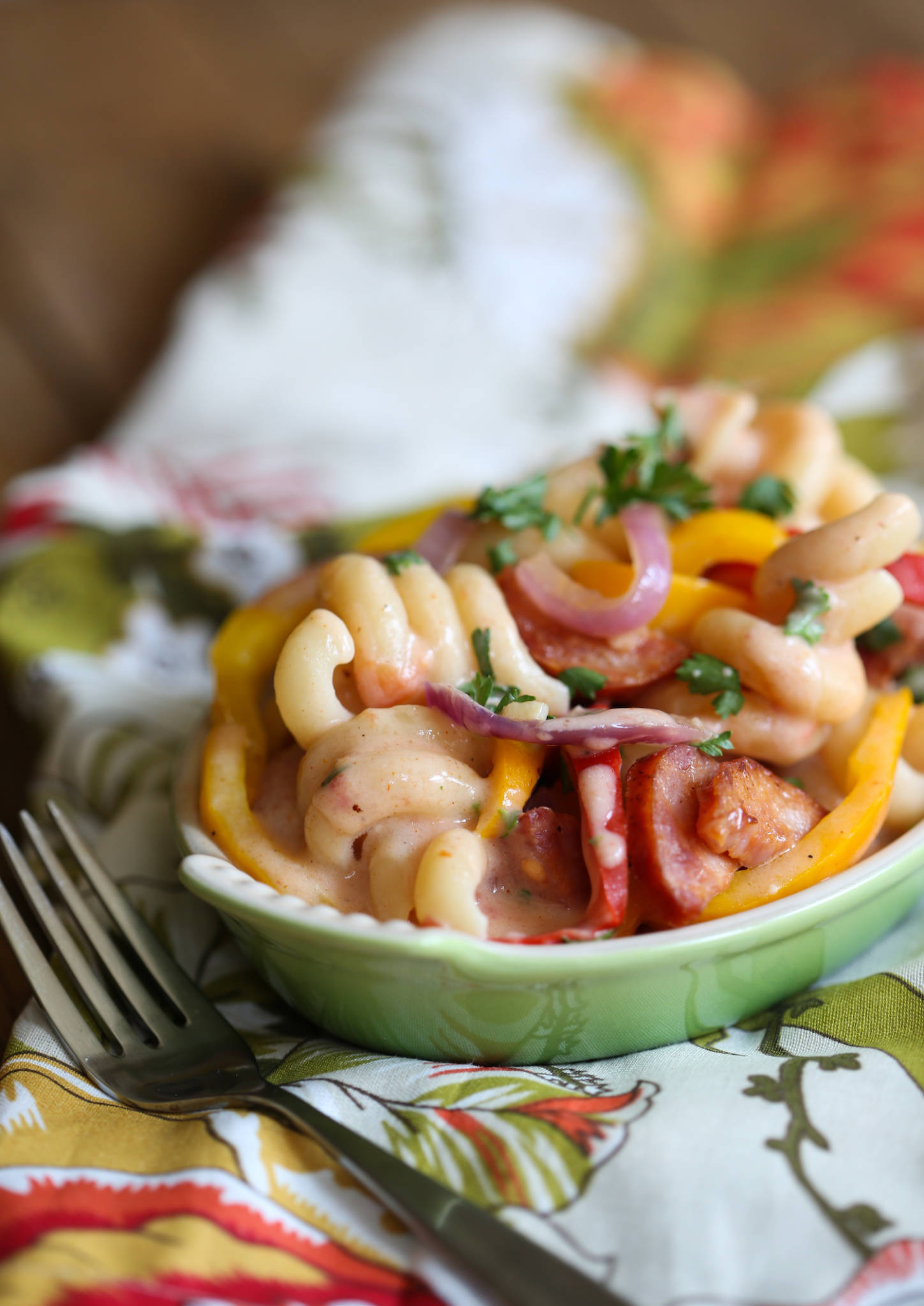 Creamy Cajun Pasta with Peppers and Smoked Sausage | Our ...