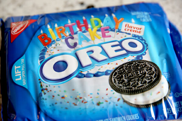 Birthday Cake Oreos in Package