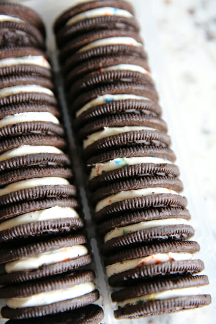 Birthday Cake Oreos