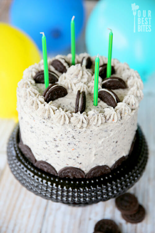 Chocolate Cookies and Cream Cake from Our Best Bites