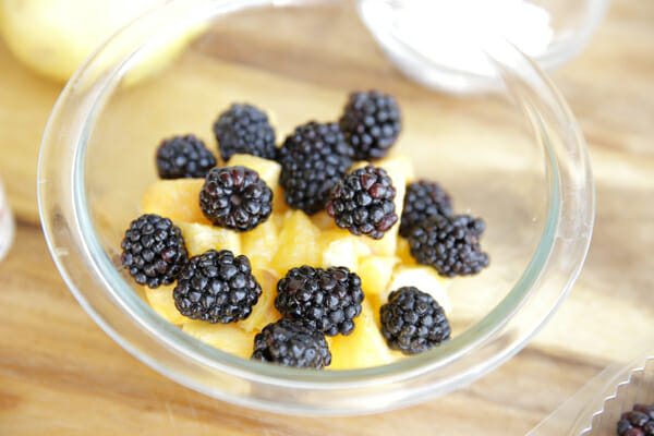 Peaches and Blackberries