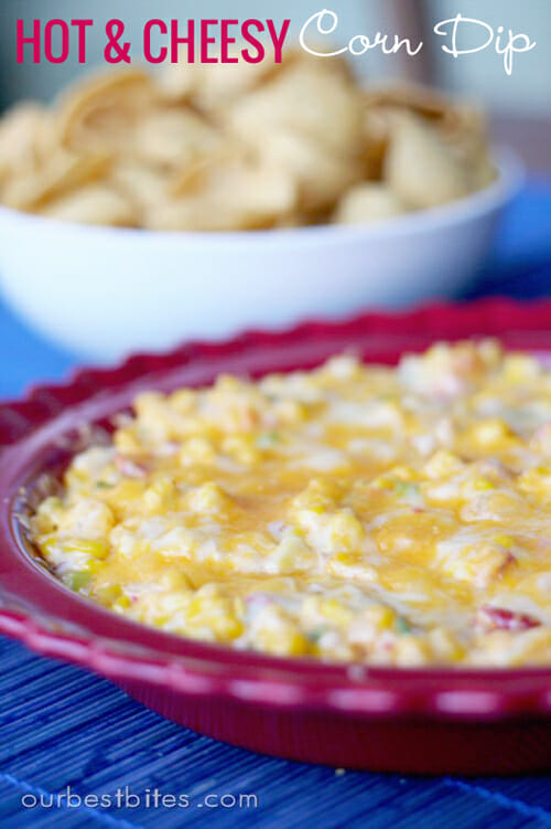 Our Best Bites Hot Cheesy Corn Dip