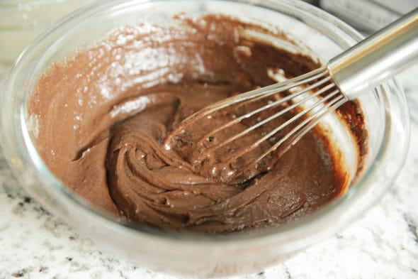 Pudding Cake Chocolate Batter