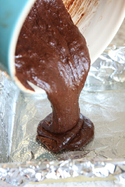 Pumpkin Brownies_Brownie Layer