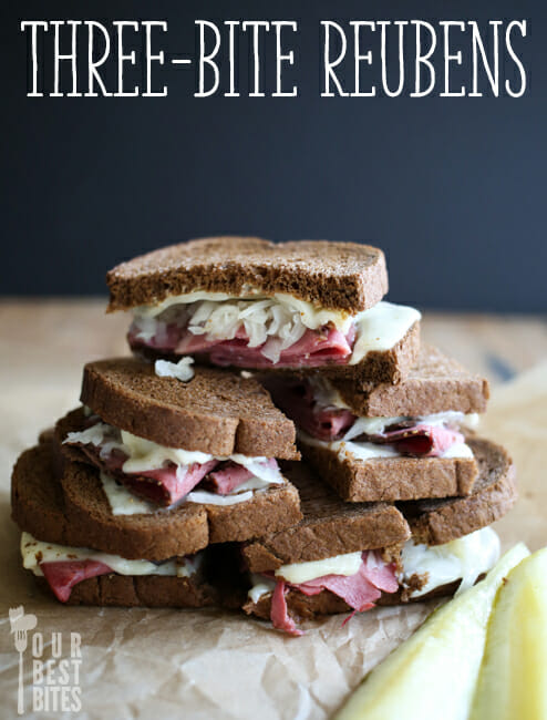 Three Bite Reubens Our Best Bites