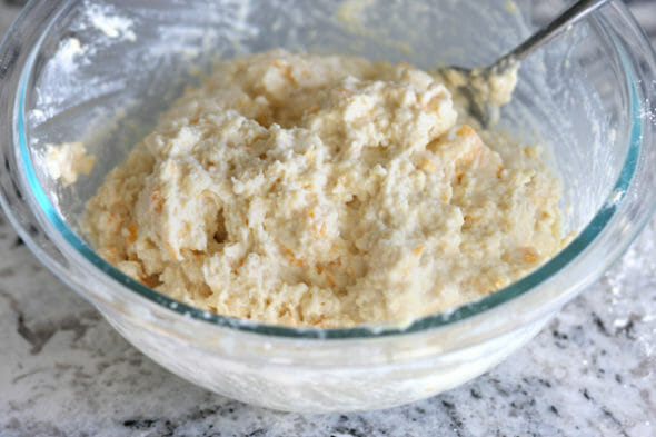 Cornmeal Rolls_Butter Wet Dough