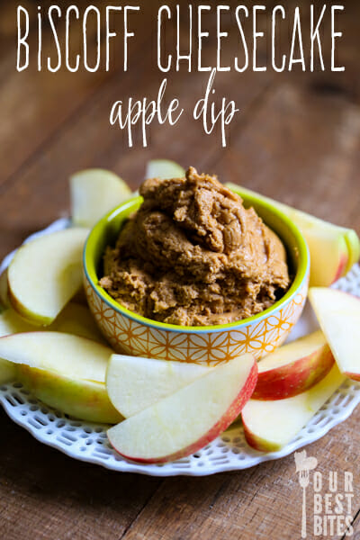 Biscoff Cheesecake Apple Dip from Our Best Bites