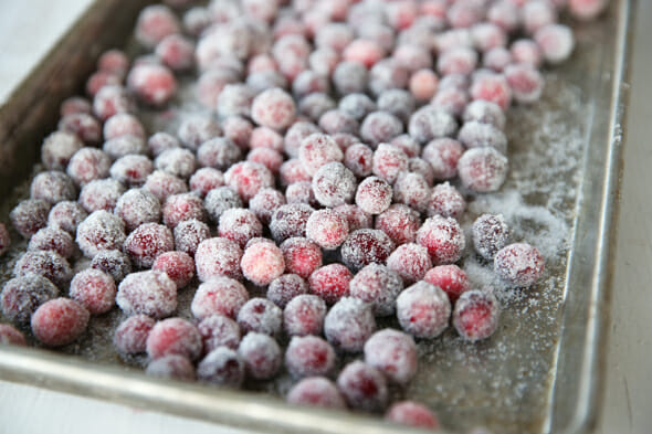 Our Best Bites Sugared Cranberries Drying