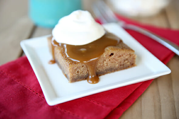 Sticky Toffee Pudding Cake with Whipped Cream _Our Best Bites