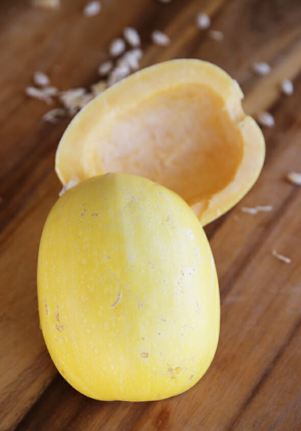 Cut Spaghetti Squash