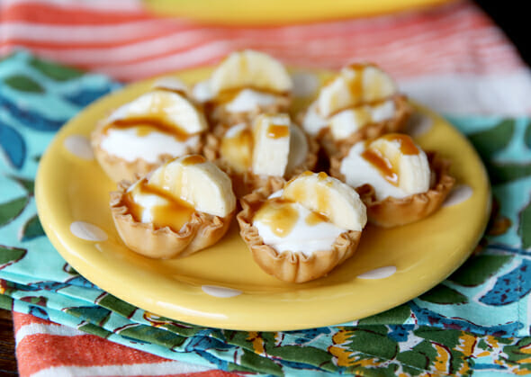 OBB PB Banana Phyllo Cups