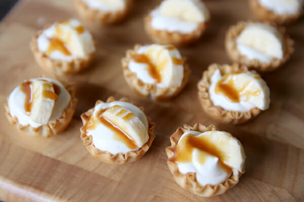 Phyllo Cups with Caramel