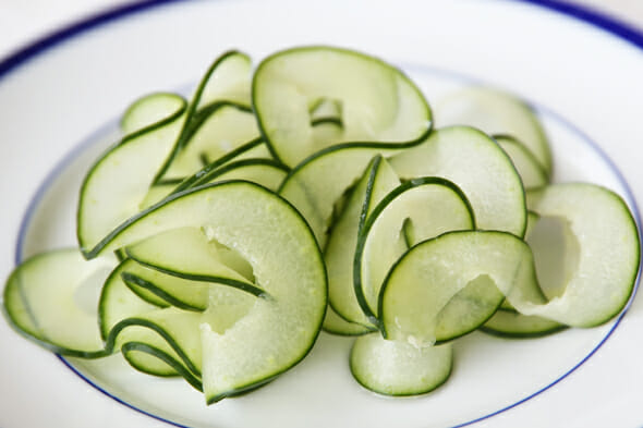 cucumber ribbons