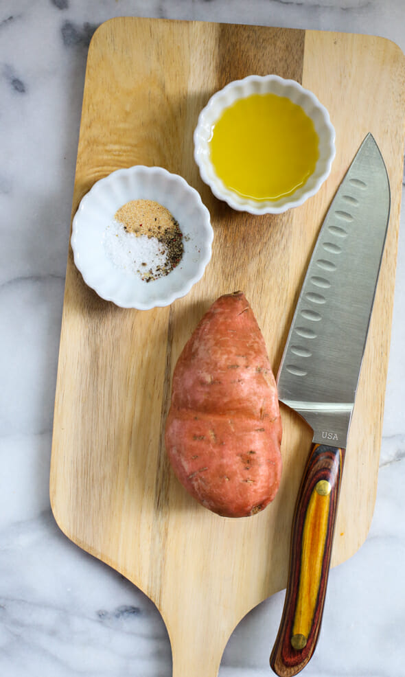 Hasselback Sweet Potato Ingredients