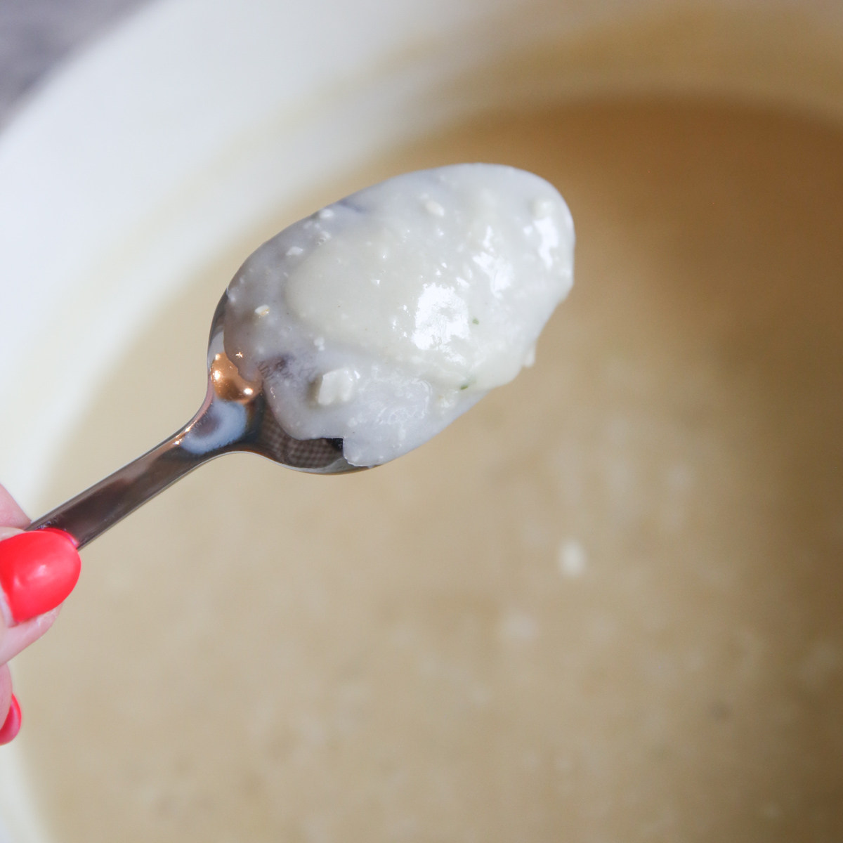 making a roux sauce for broccoli and cheese casserole