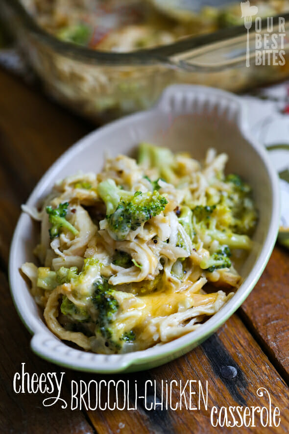 Cheesy Broccoli Chicken Casserole from Our Best Bites