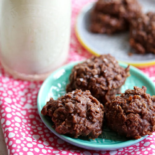 No-Bake Cookies (with Chocolate, Coconut, & Cinnamon)