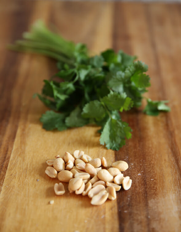 peanuts and Cilantro