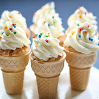 confetti cupcake cones-square